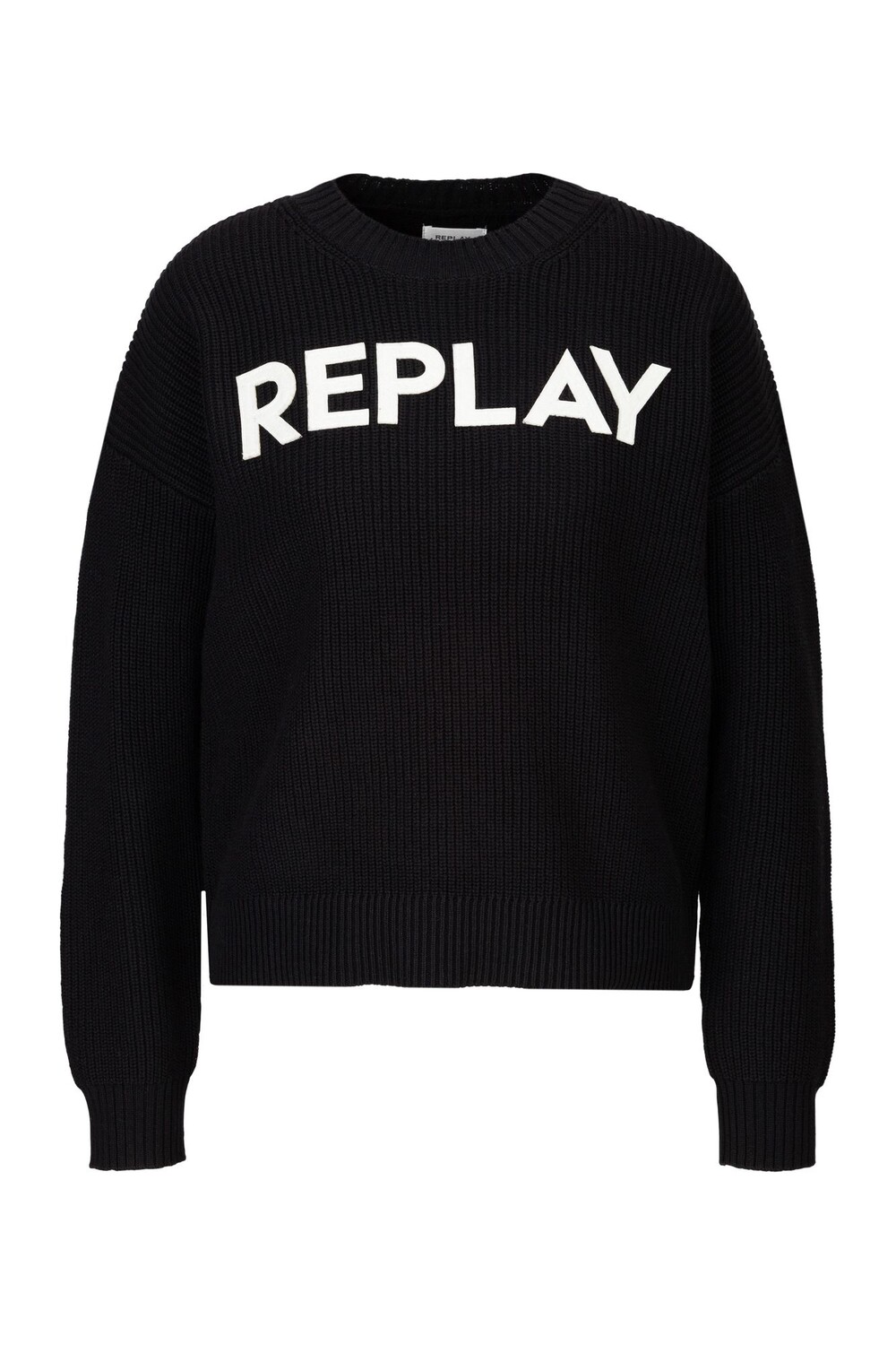 

Свитер Replay Strick Cotton Fresh Handfeel 7 Gg, черный