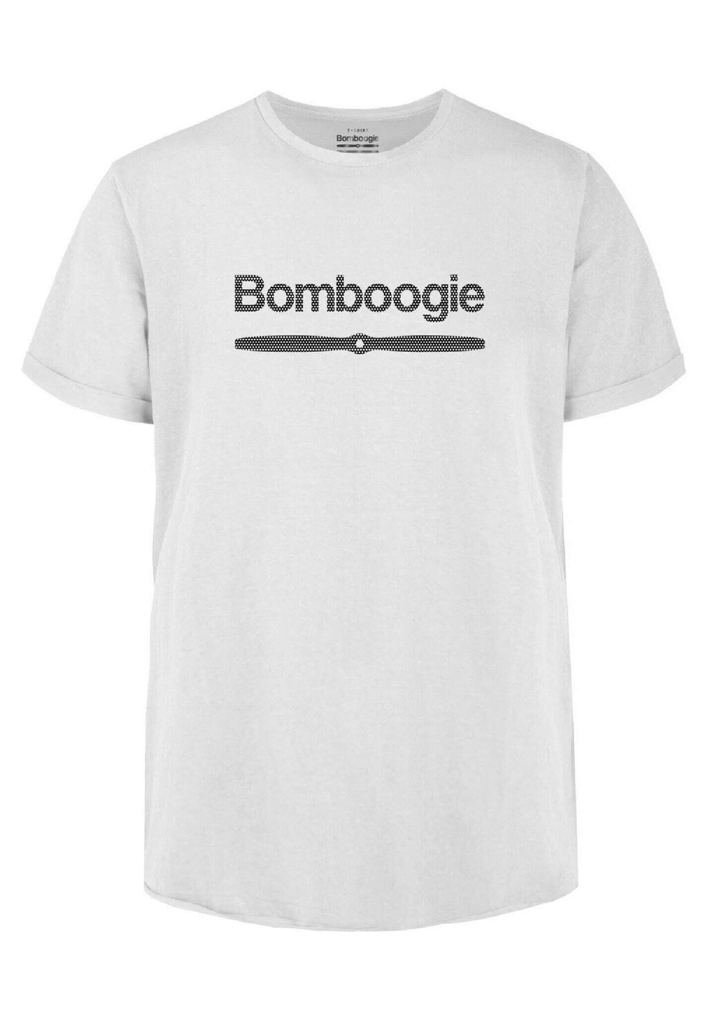 

Футболка с принтом Bomboogie, белый