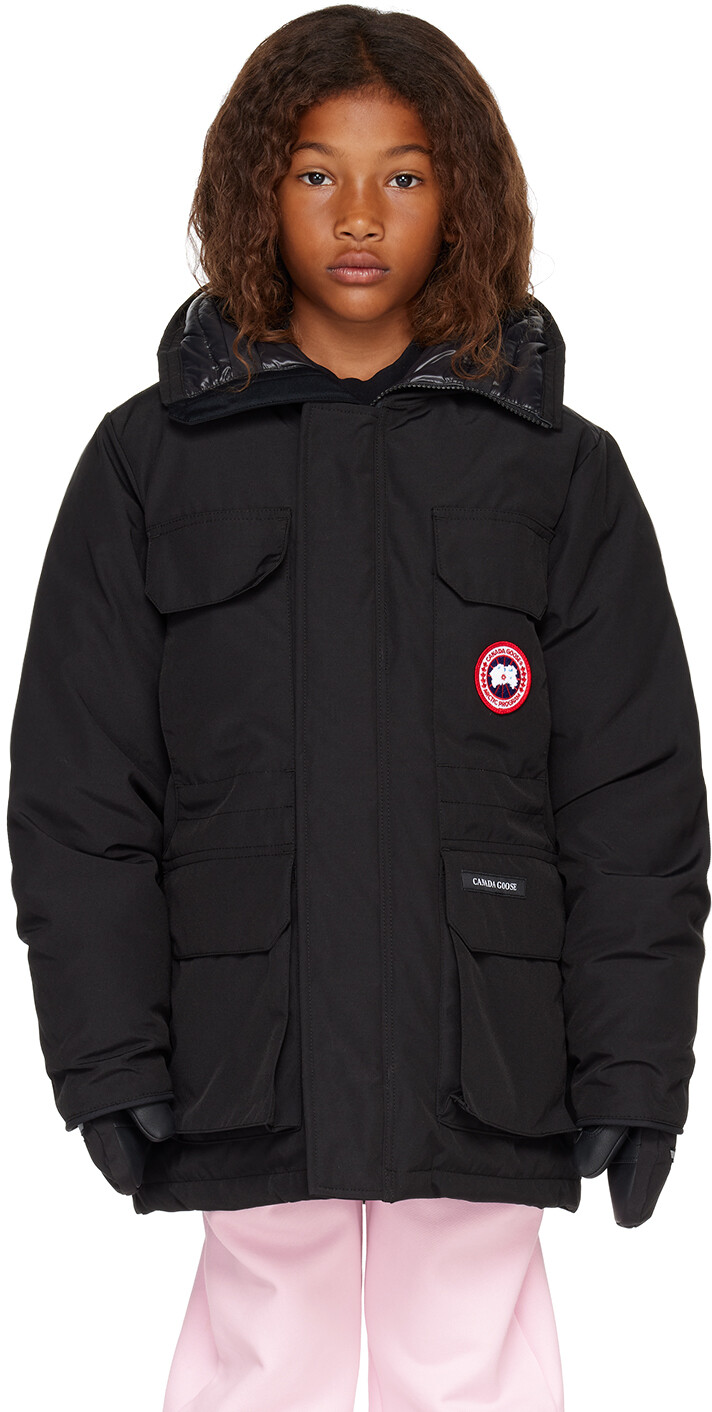 

Детский черный пуховик Expedition Canada Goose Kids