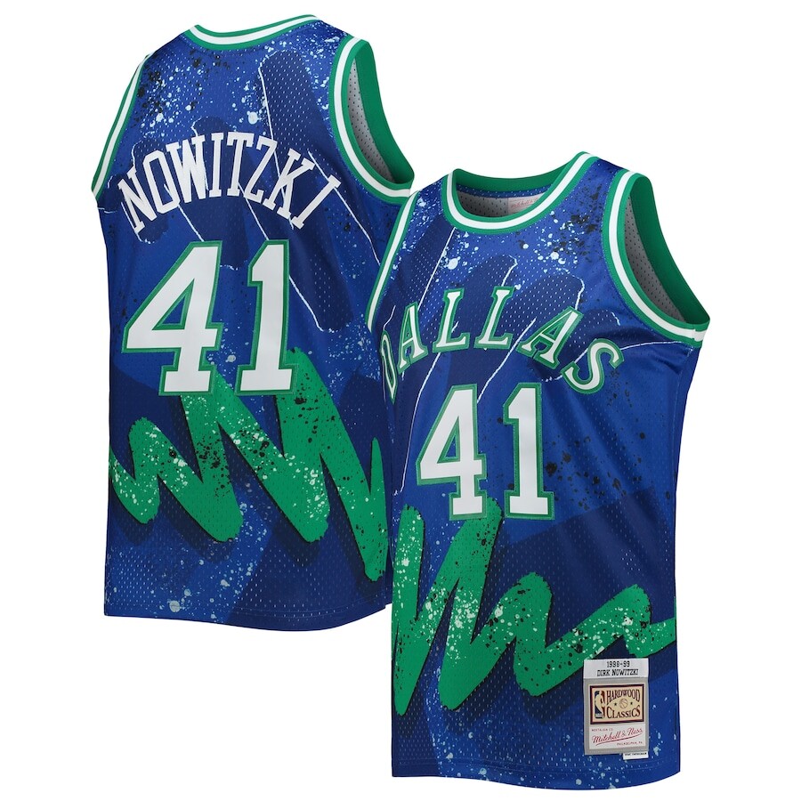 

Джерси Mitchell & Ness Dallas Mavericks, синий