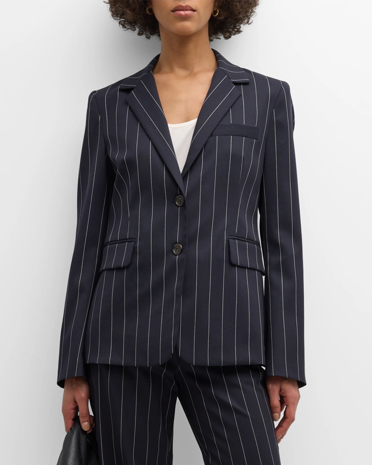 

Однобортный шерстяной пиджак в полоску Copain ARGENT, цвет Navy Pinstripe