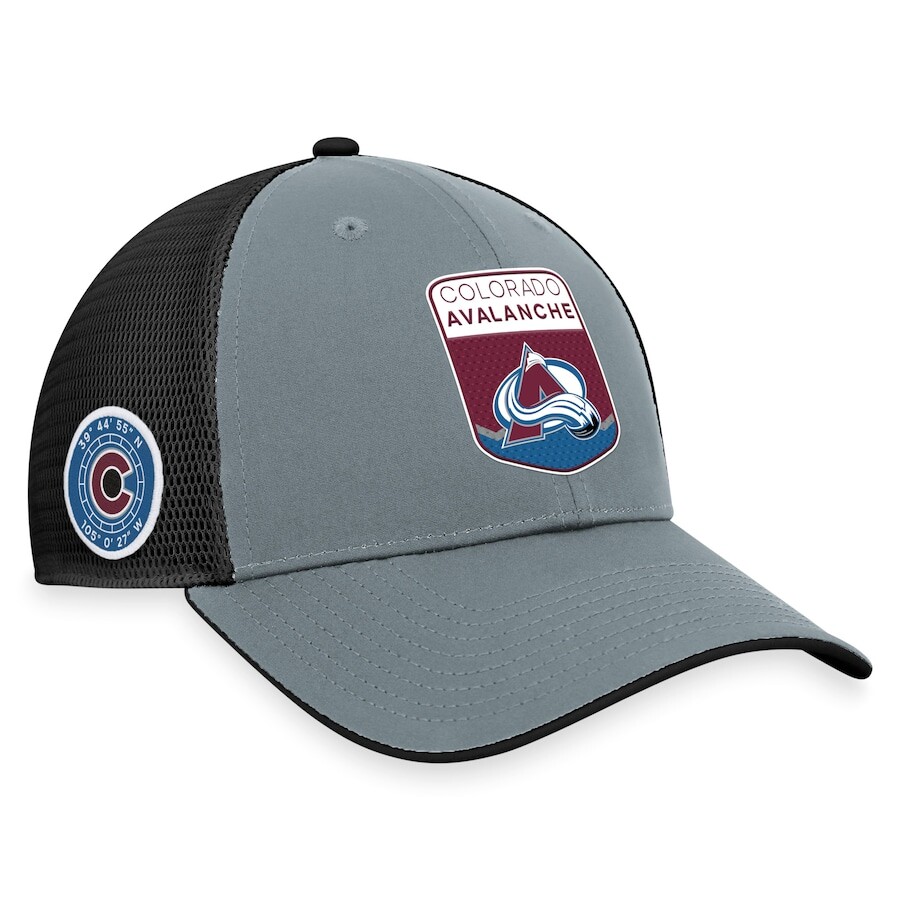 

Бейсболка Fanatics Branded Colorado Avalanche, серый