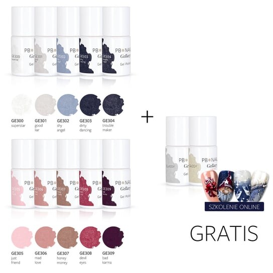 

Набор гибридных лаков Classy&Sassy, ​​10 мл Pb Nails