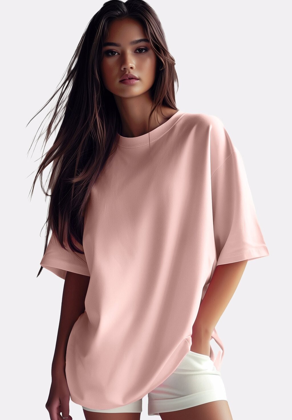 

Базовая футболка REICHSTADT DAMEN OVERSIZED T-SHIRT 24RSW058 Reichstadt, розовый