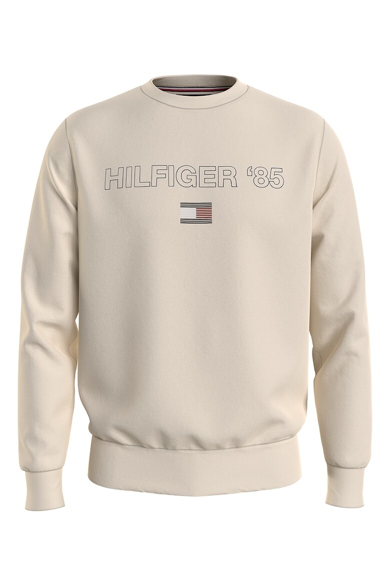 

Хлопковая толстовка с логотипом Tommy Hilfiger, бежевый