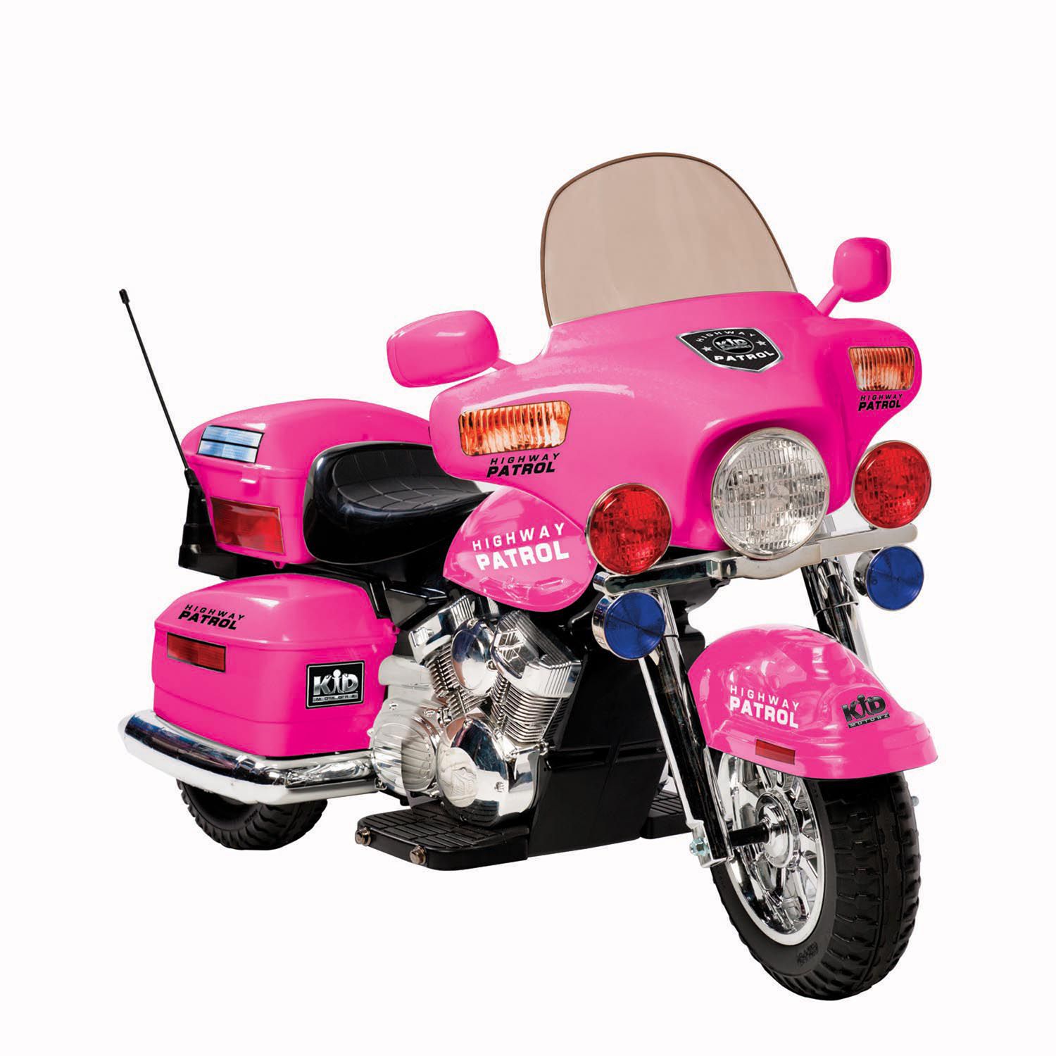 Полицейский мотоцикл National Products - розовый National Products