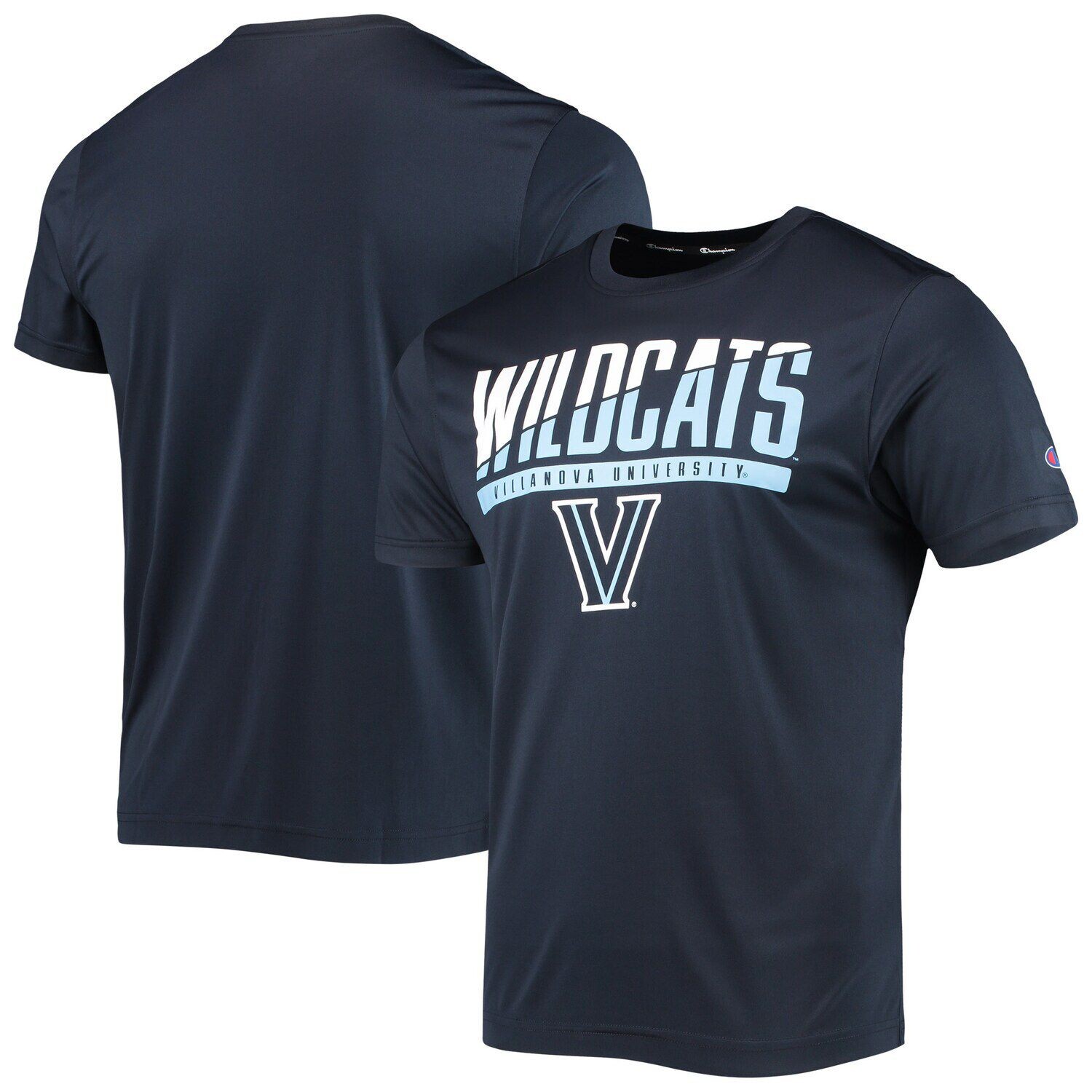 

Мужская темно-синяя футболка Villanova Wildcats с надписью Slash Champion, Синий