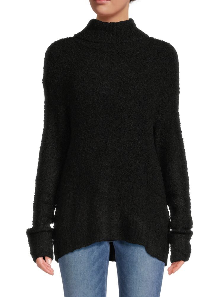 

Свитер из нечеткой шерсти Donna Karan, черный
