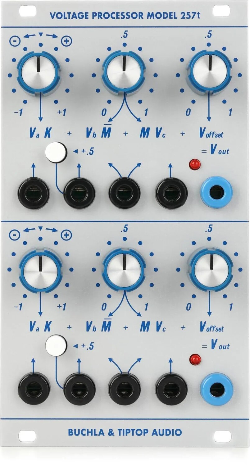 

Модуль Eurorack процессора Tiptop Audio Buchla 257t с двойным управляющим напряжением