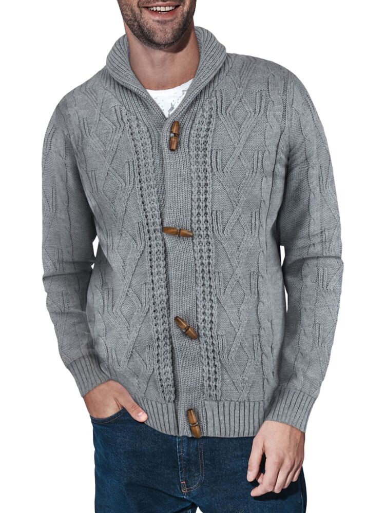 

Кардиган косой вязки с шалевым воротником X Ray, цвет Light Grey
