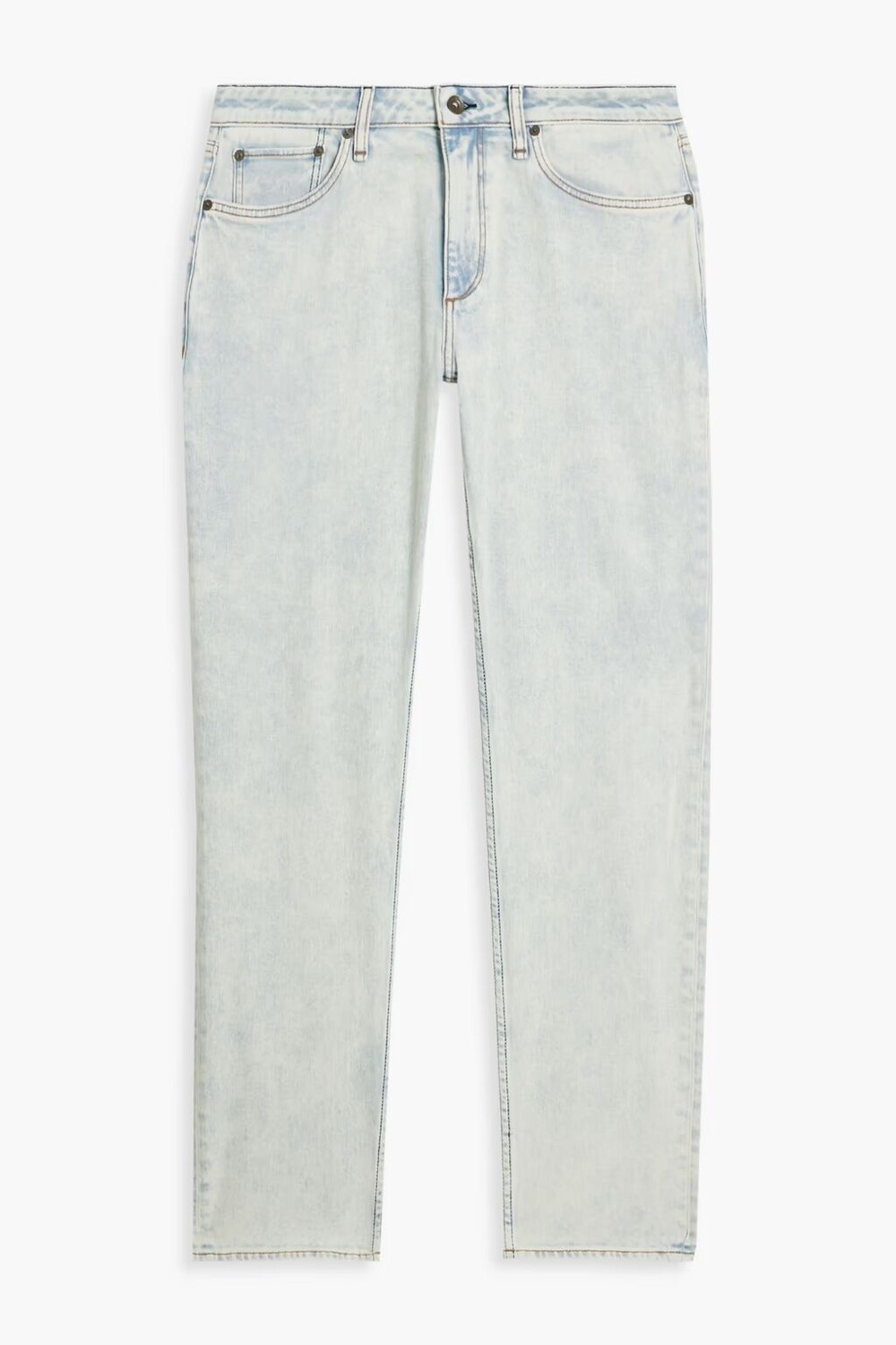 

Джинсы Fit 3 из выбеленного денима Rag & Bone, легкий деним
