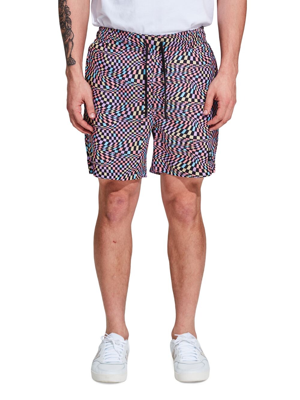 

Шорты Austin в шахматную клетку Wesc, разноцветный