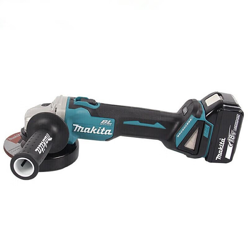 Угловая шлифовальная машина Makita DGA504STJ, 125 мм + два аккумулятора 5.0Ah, зарядное устройство