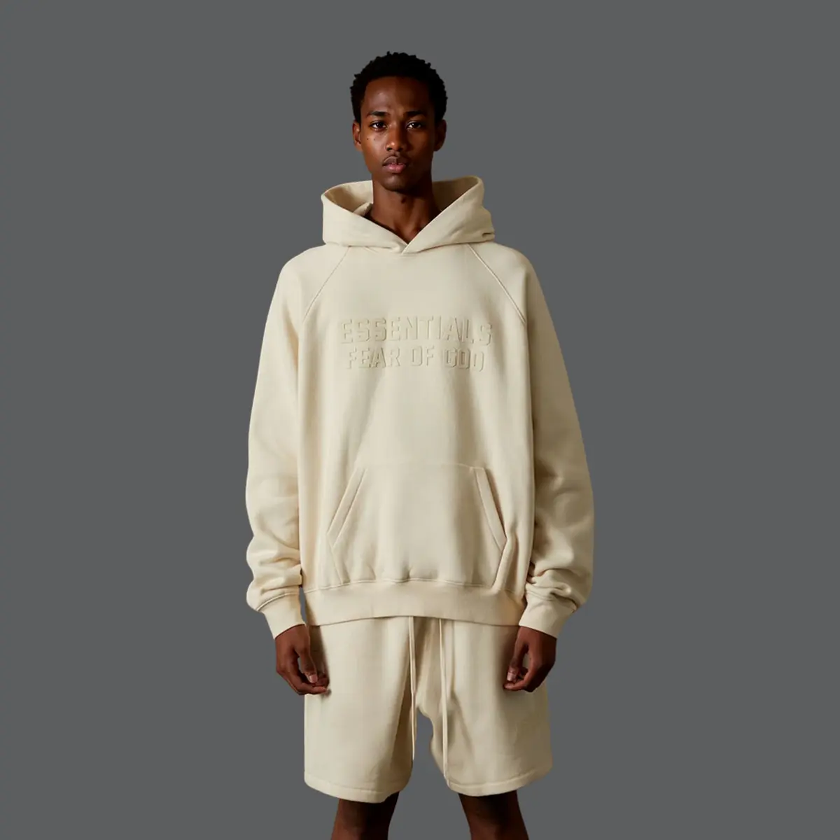 

Худи Fear of God Essentials, бежевый