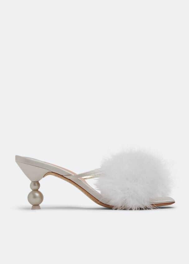 

Мюли Sophia Webster Delicia Mid, белый