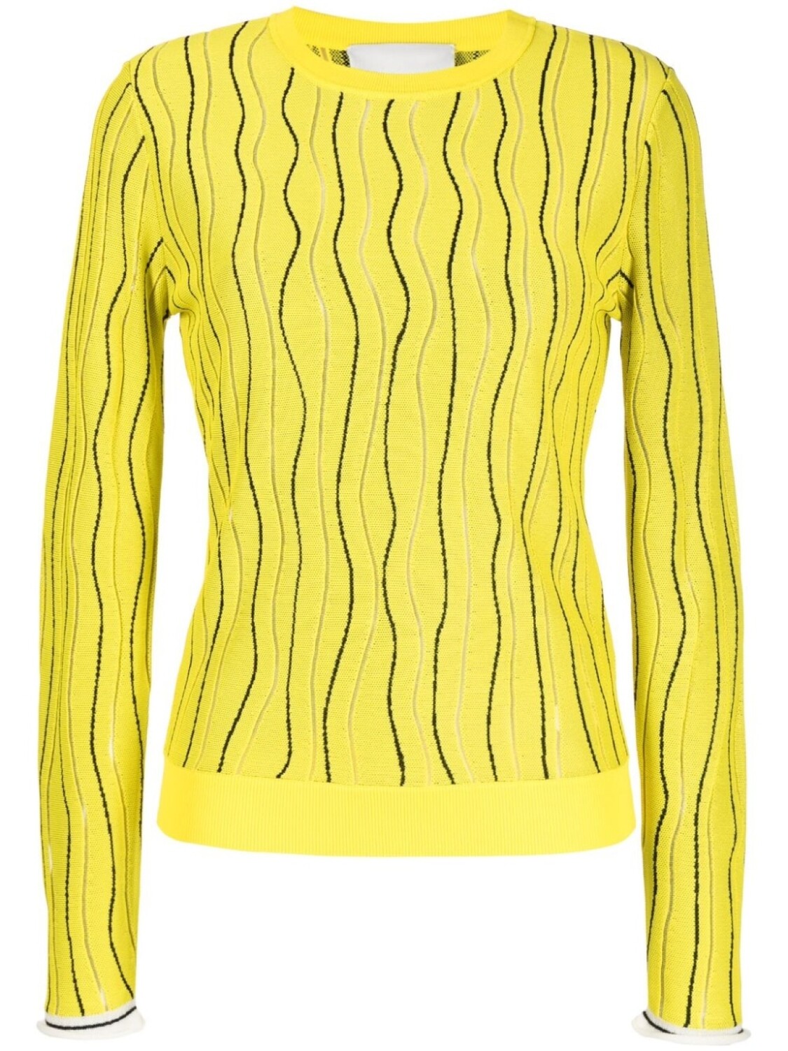 

3.1 Phillip Lim жаккардовый джемпер Art Nouveau, желтый
