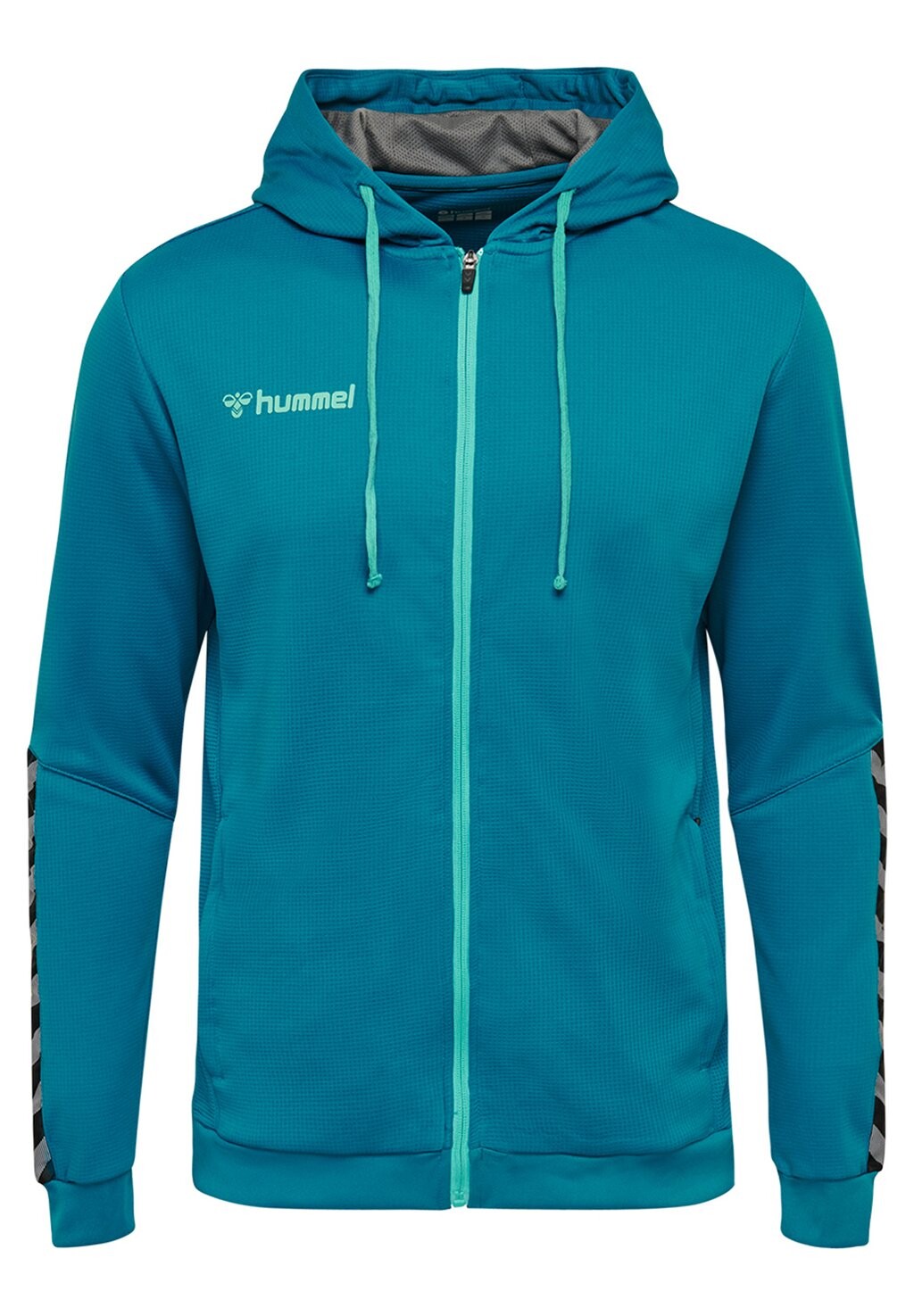 

Толстовка на молнии Hummel, светло-синий