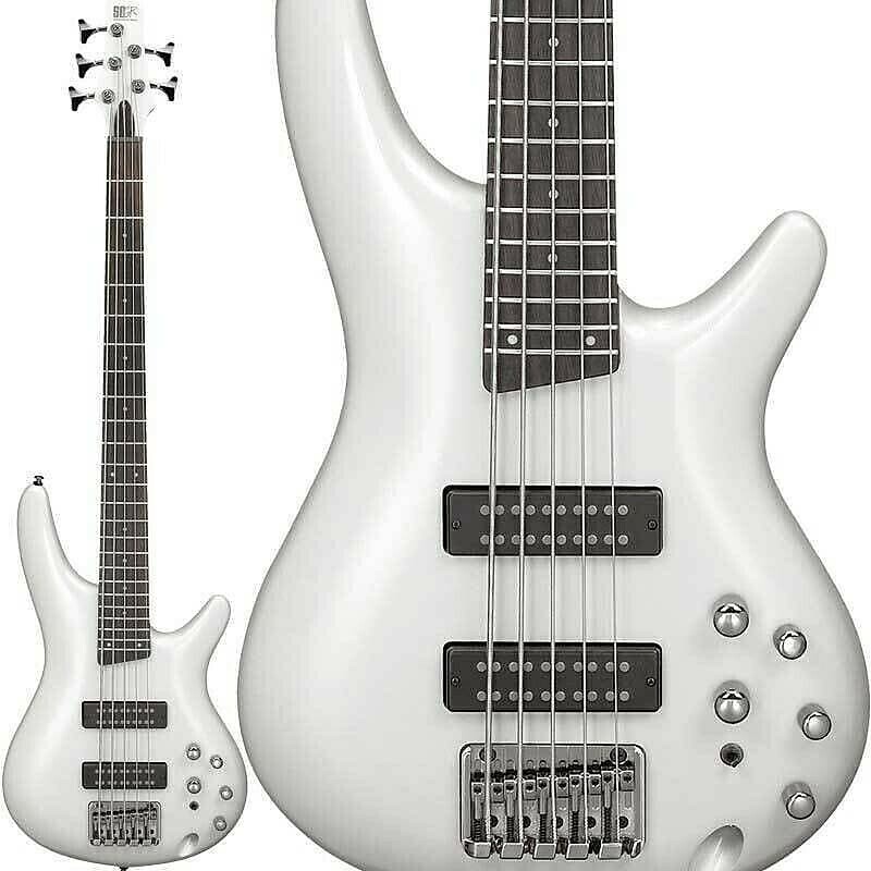 

Басс гитара Ibanez Model SR305EPW SR Series 5-String Electric Bass Guitar in Pearl White