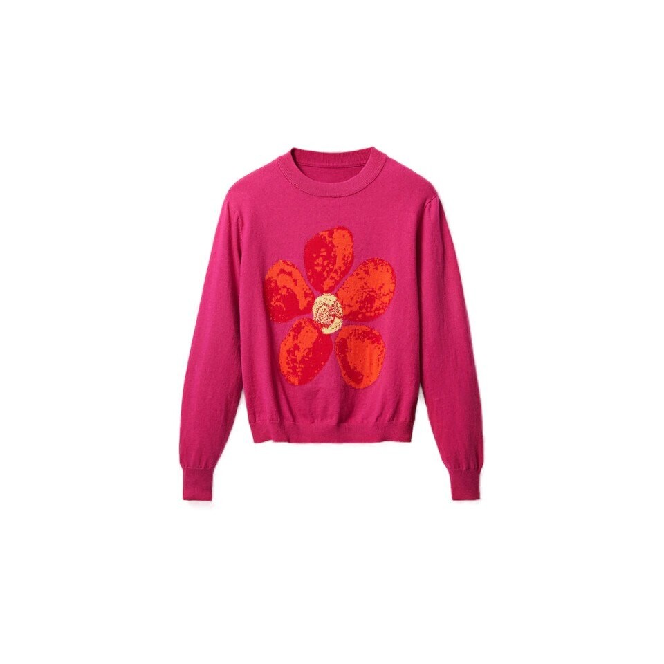 

Свитер Desigual Nacha, розовый