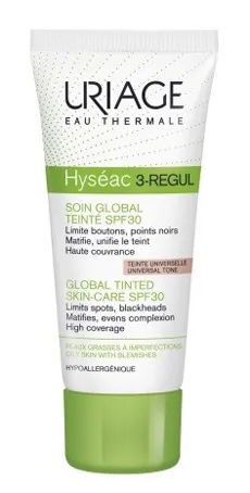 

Uriage Hysèac 3-Regul Global Colored Treatment SPF 30 против несовершенств для лица 40 мл