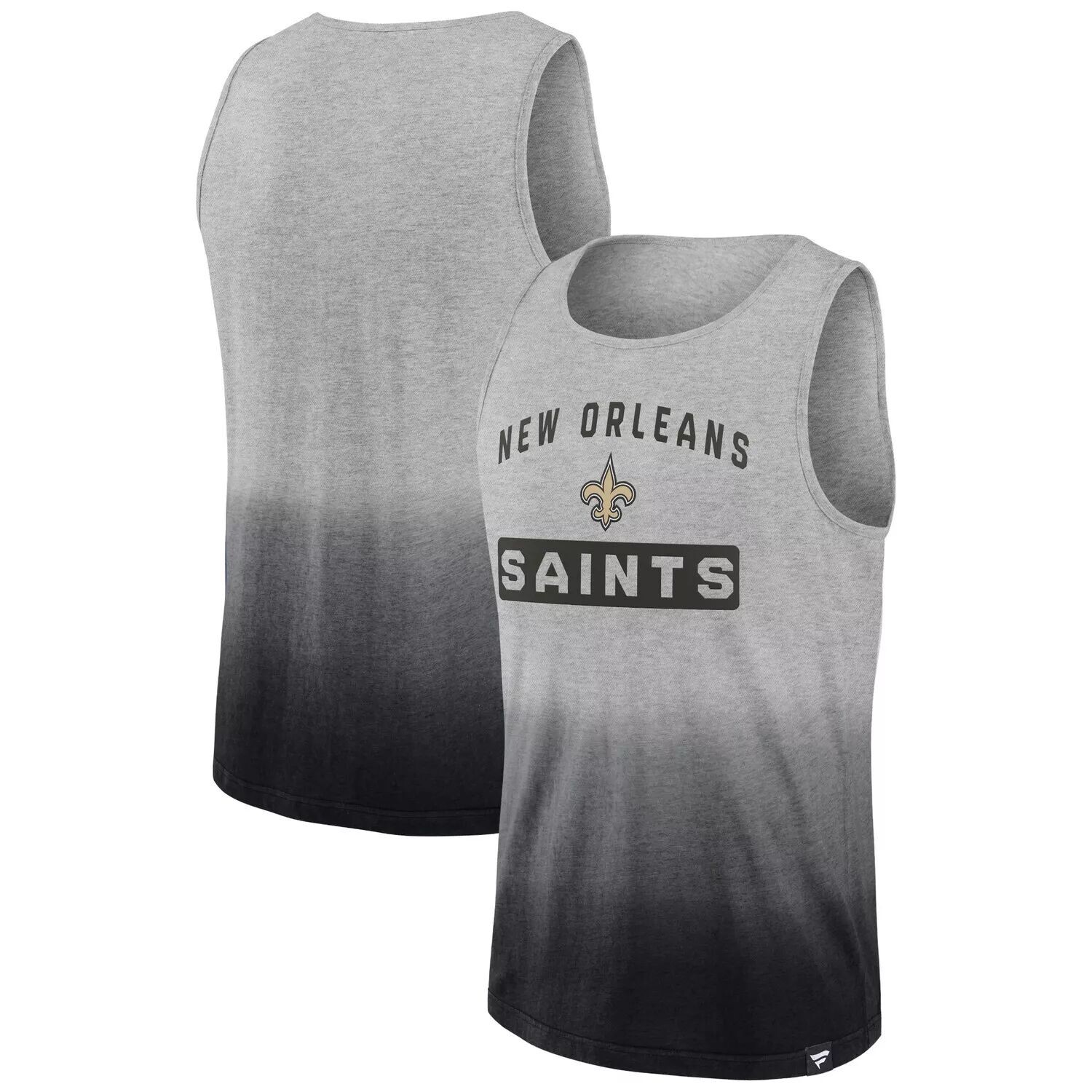 

Мужская майка Fanatics с принтом серого/черного цвета New Orleans Saints Our Year