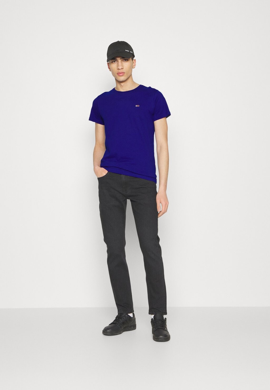 

базовая футболка SLIM TEE 2 PACK Tommy Jeans, темно-синий/серебристо-серый