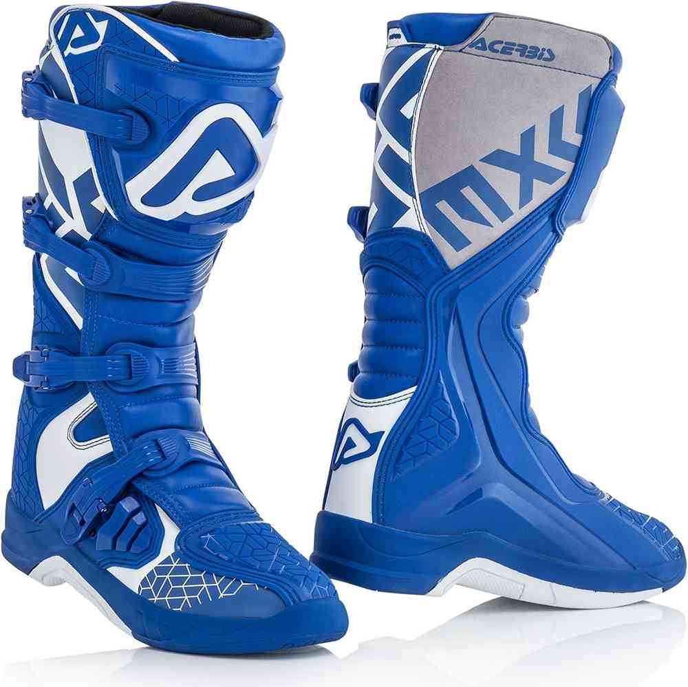 цена Ботинки для мотокросса X-Team Acerbis, синий/белый