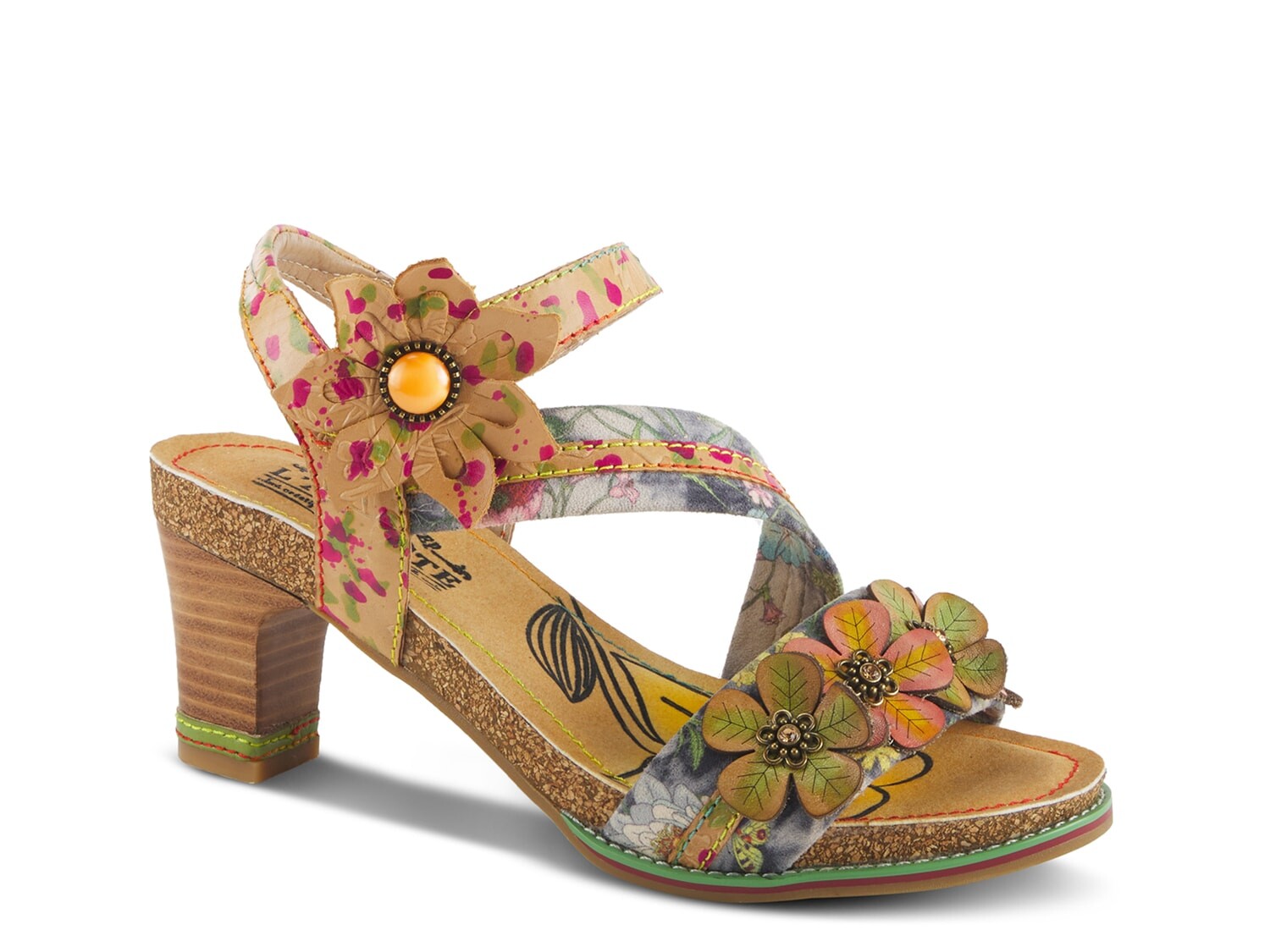 

Сандалии L'Artiste by Spring Step Chagell на платформе, тан мультиколор