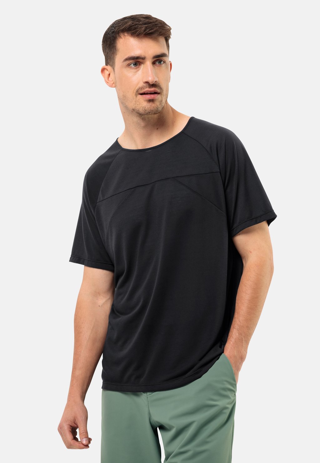 Спортивная футболка , цвет granite black Jack Wolfskin
