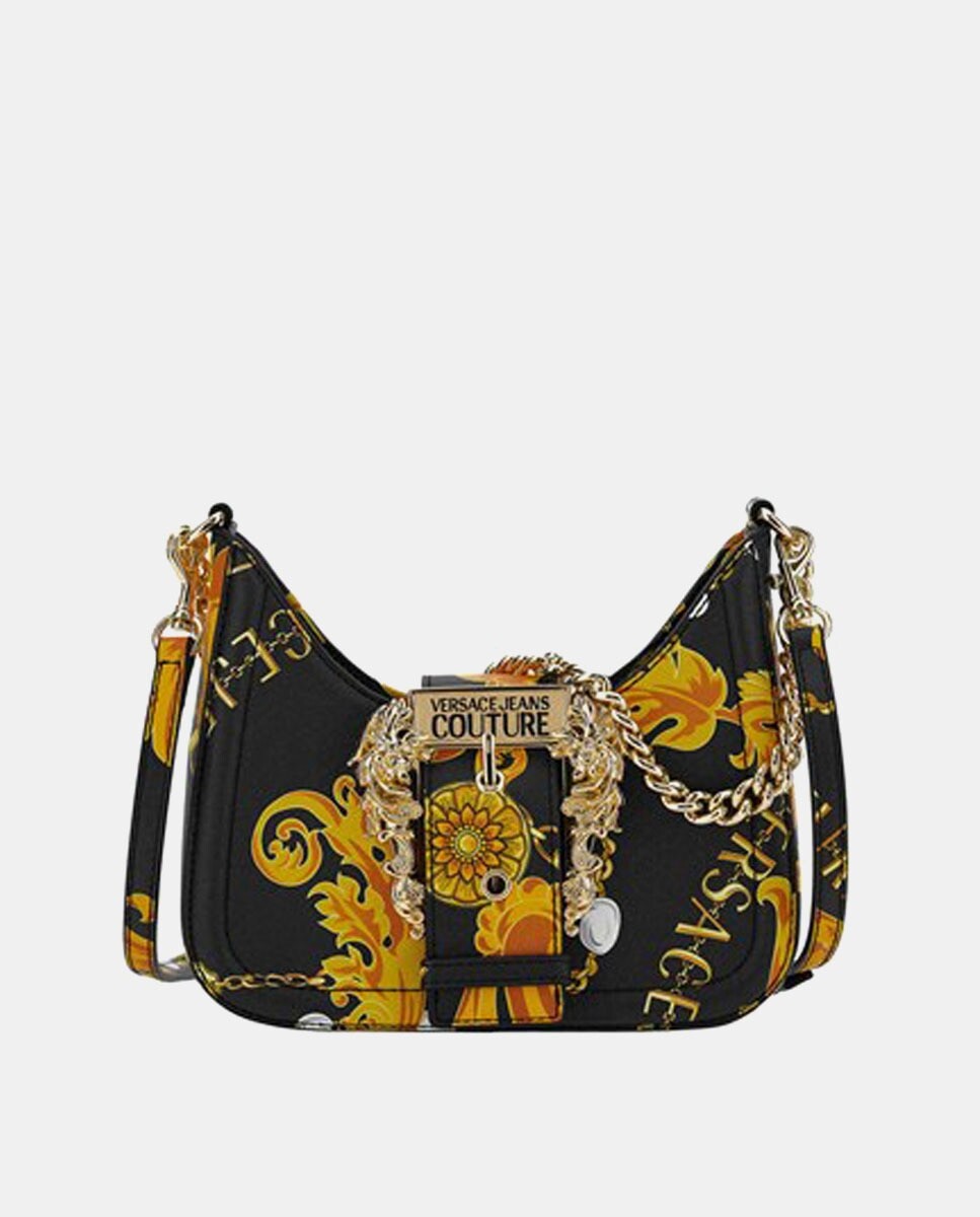 

Разноцветная сумка через плечо с клапаном и дополнительной ручкой Versace Jeans Couture, мультиколор