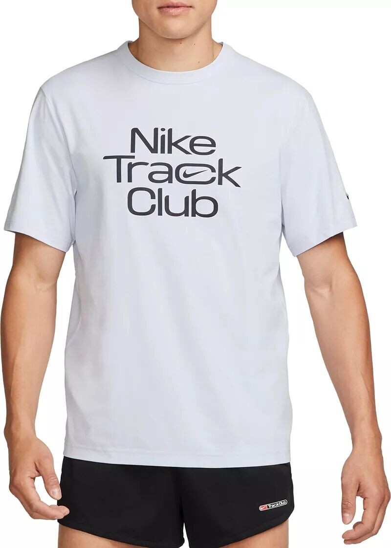

Мужская футболка для бега с графическим рисунком Nike Dri-FIT Hyverse Track Club с короткими рукавами