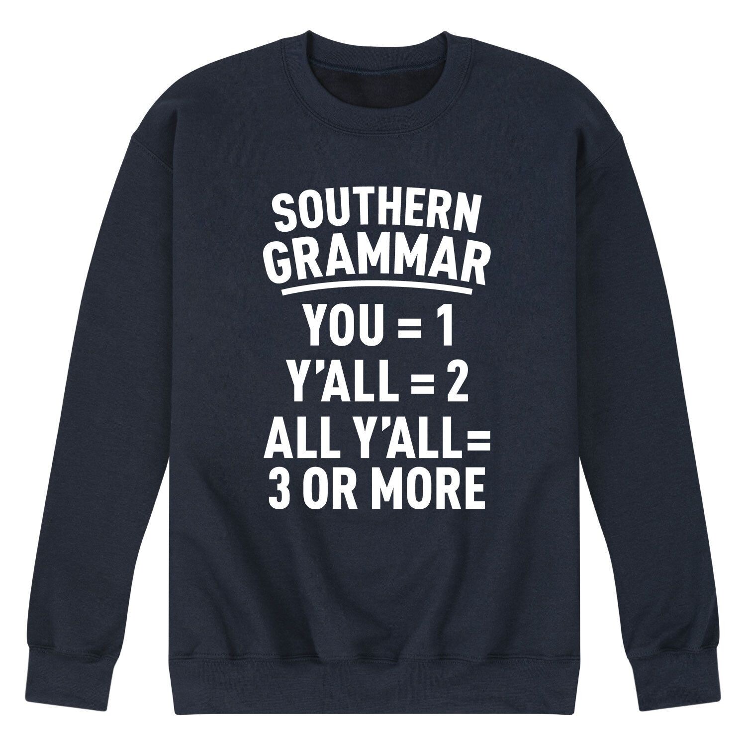 

Мужской свитшот Southern Grammar Licensed Character