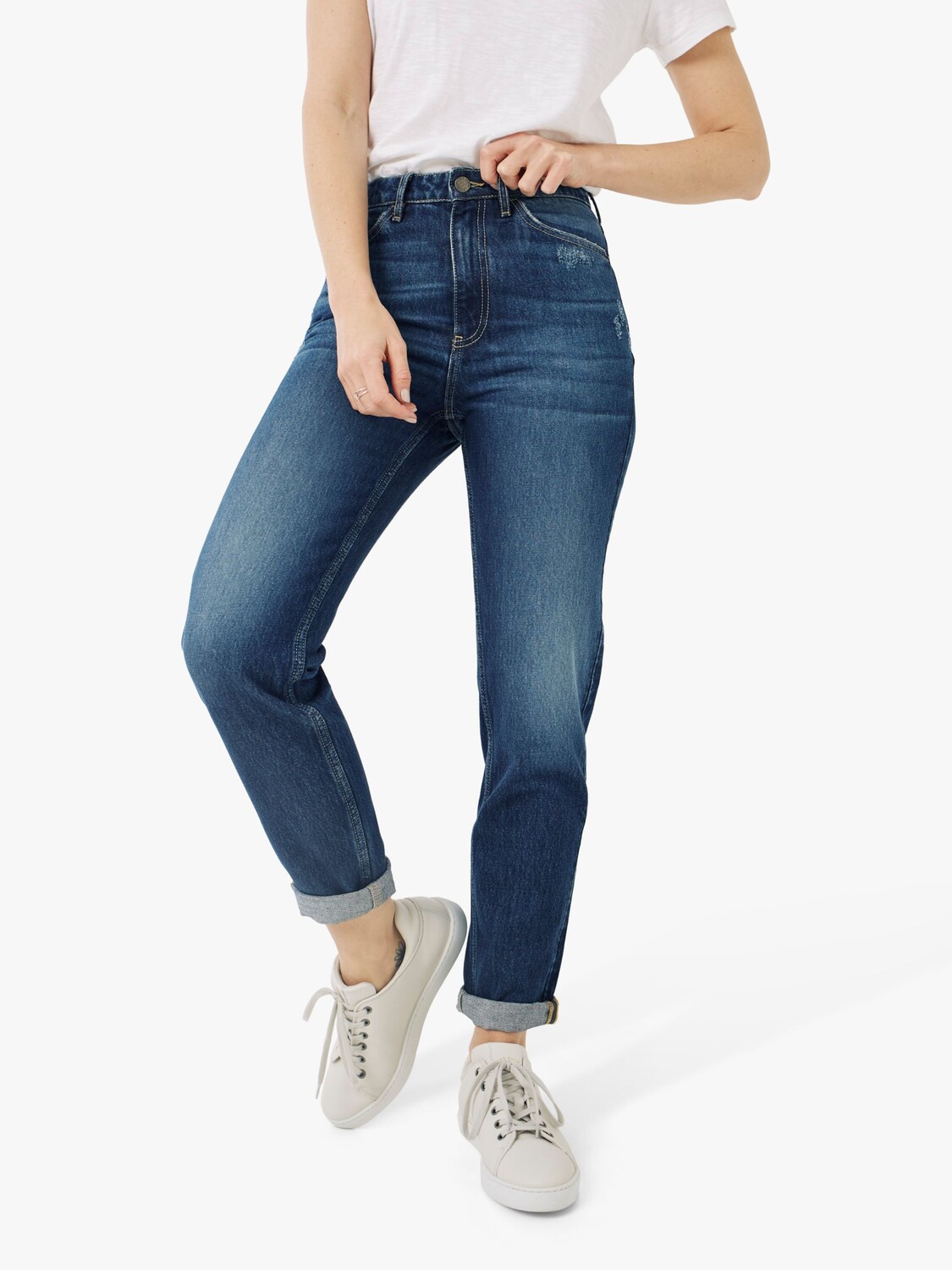 

Джинсы FatFace Mom Fit, средняя степень стирки