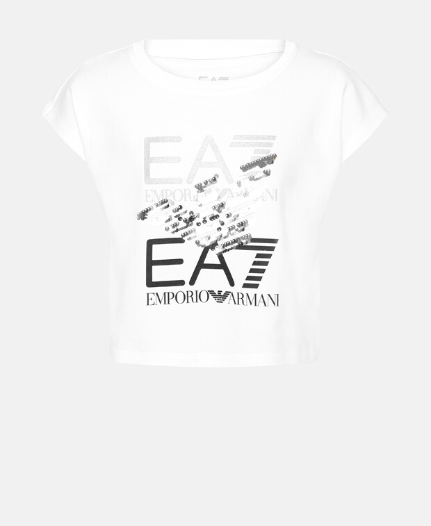 

Футболка EA7 Emporio Armani, белый