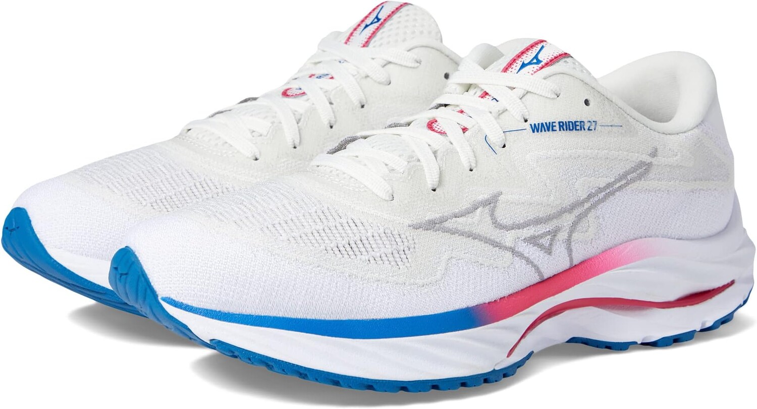 

Кроссовки Wave Rider 27 SSW Mizuno, цвет White/Ultimate Grey, Белый