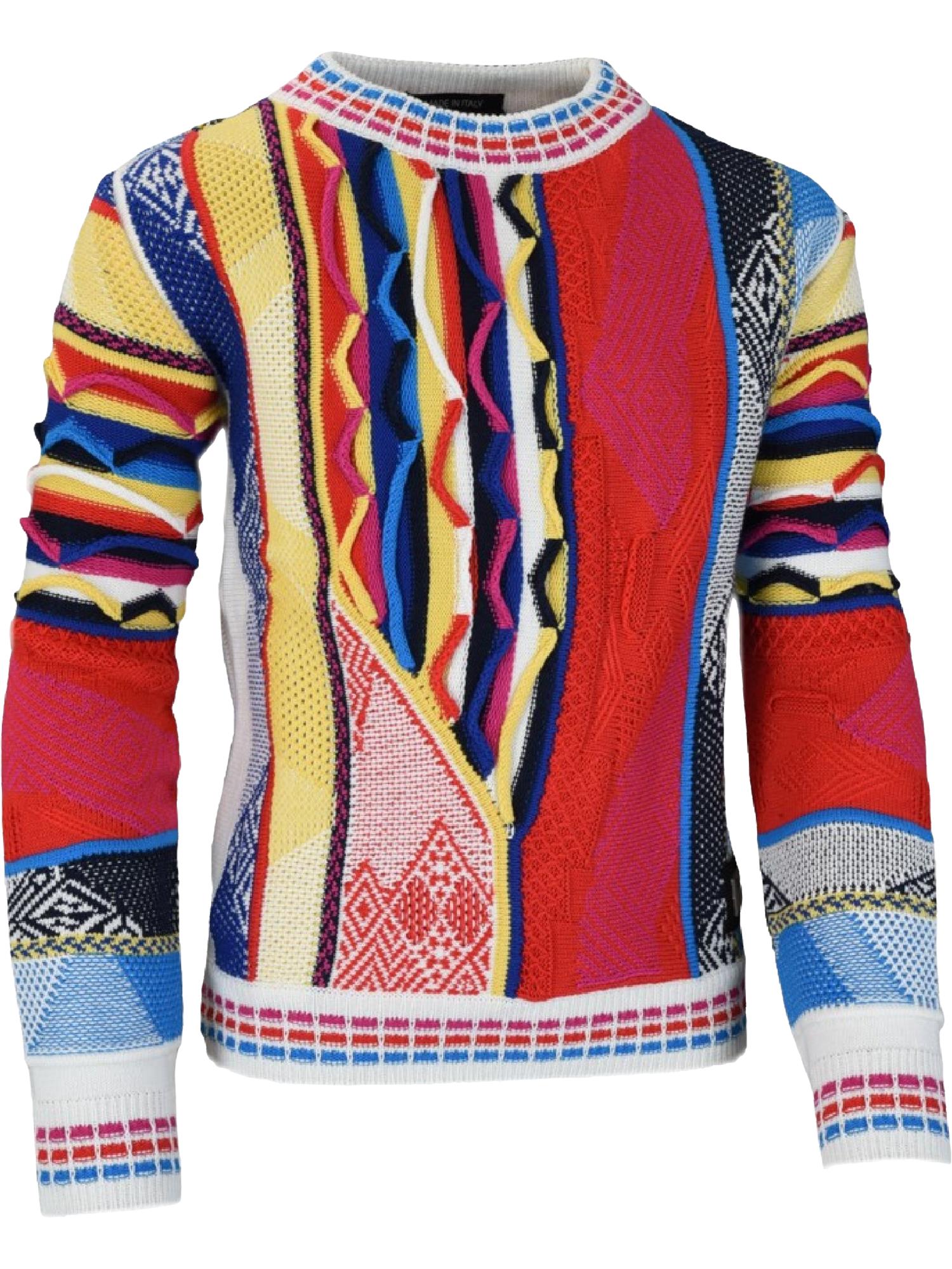 Пуловер Carlo Colucci Rundhals Casna, красный пуловер carlo colucci rundhals casna красный