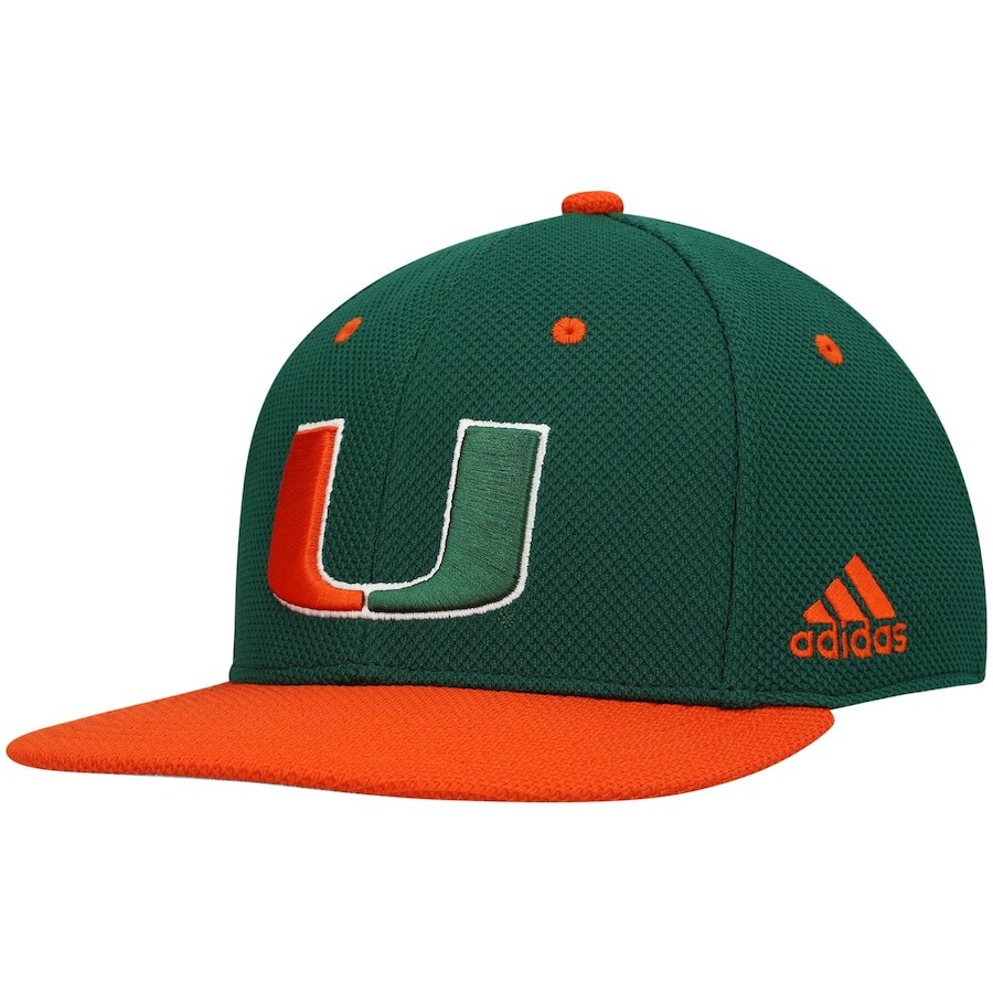 

Бейсболка adidas Miami Hurricanes, зеленый