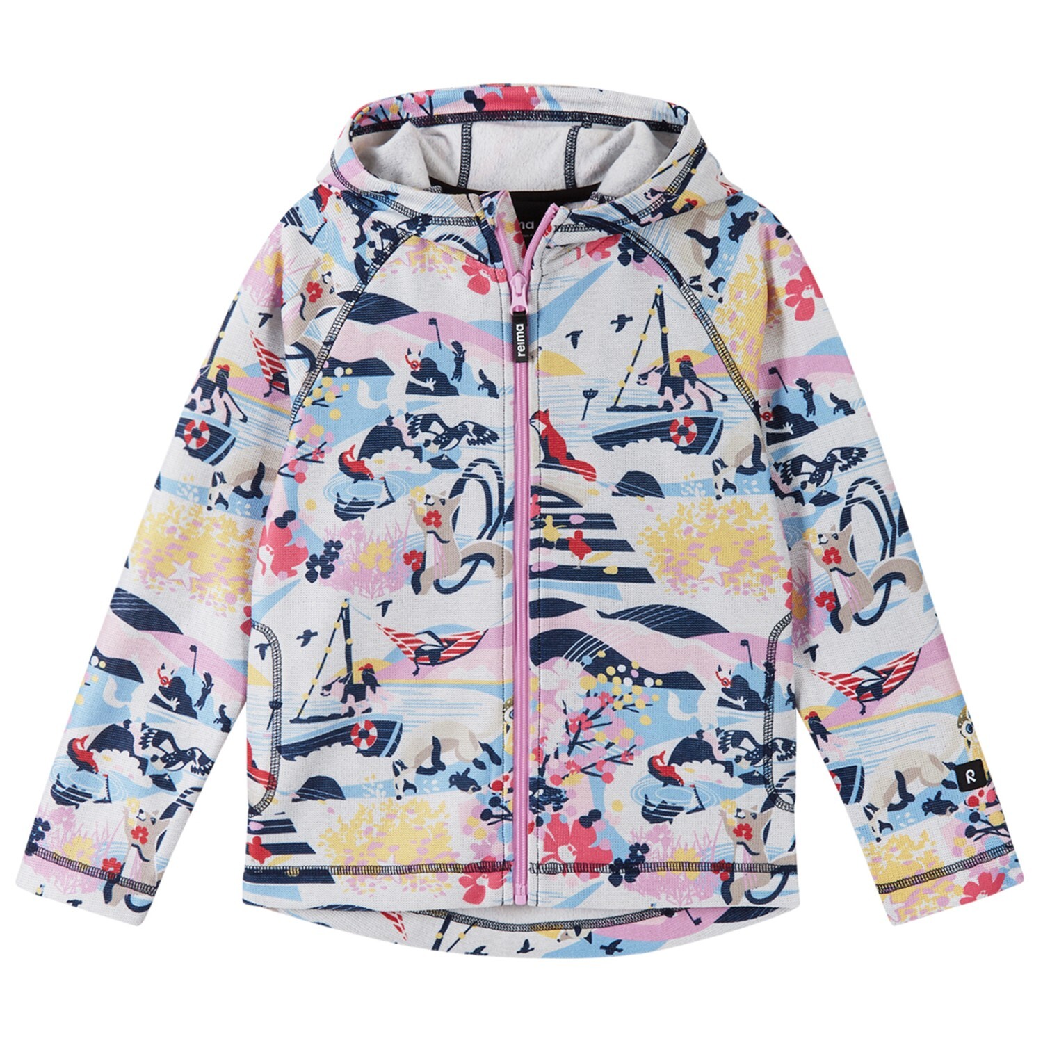 

Флисовая жилетка Reima Kid's Haave, цвет Lilac Pink