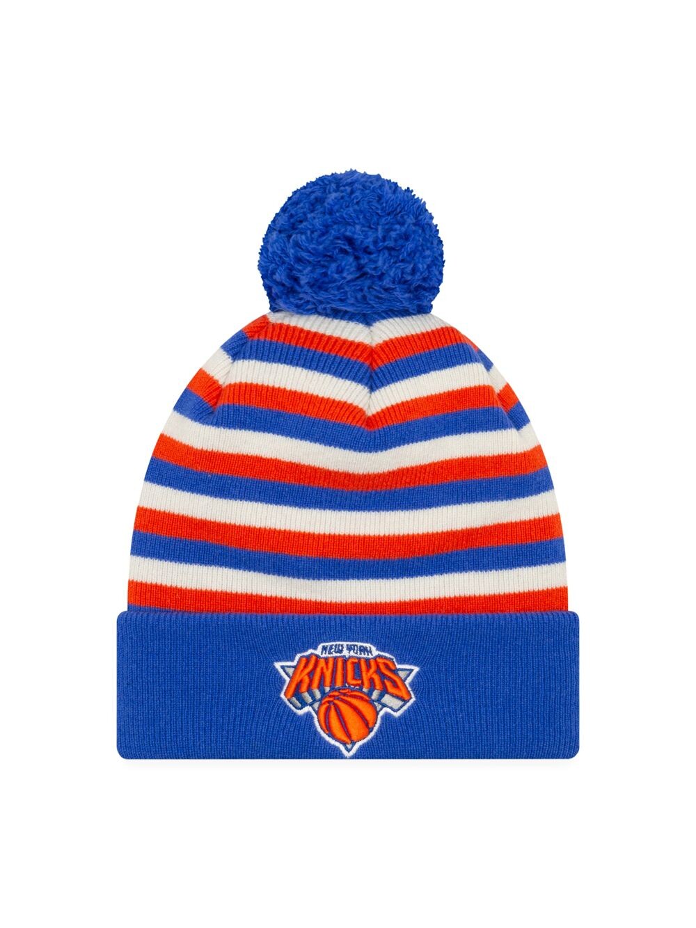 

Вязаная шапка в полоску EK Cashmere New York Knicks New Era, синий