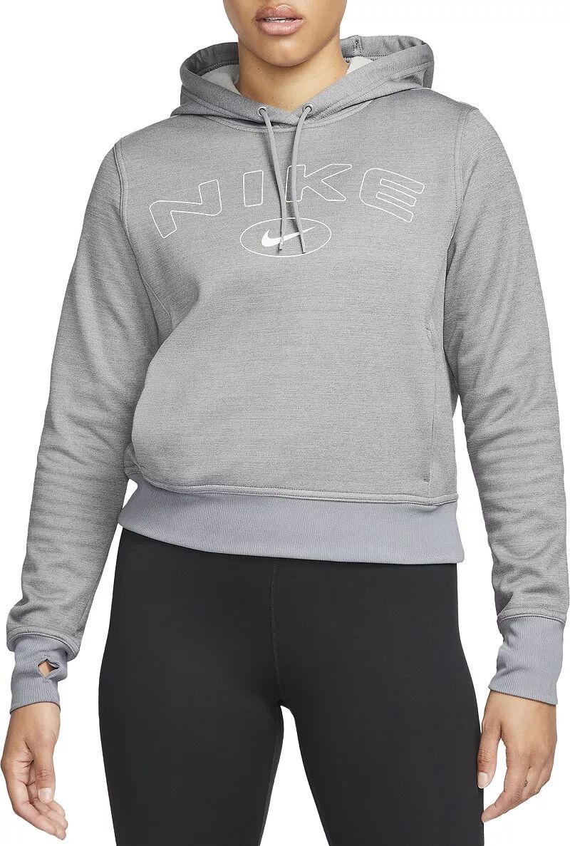 Женская худи с графическим рисунком Nike Therma-FIT One Pullover