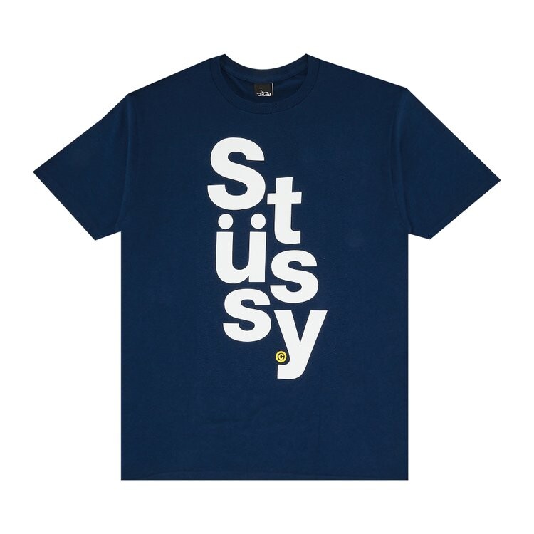 

Футболка Stussy Stack 'Navy', синий