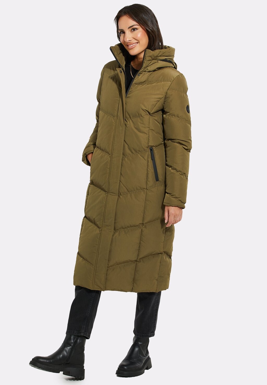 

Зимнее пальто Threadbare, зеленый