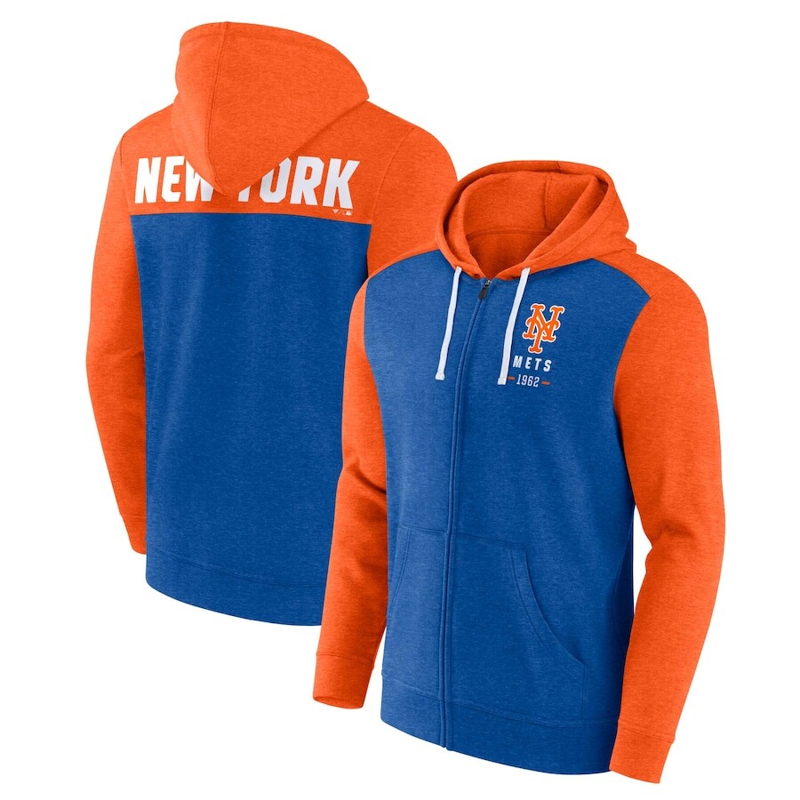 

Толстовка на молнии Fanatics Branded New York Mets, оранжевый