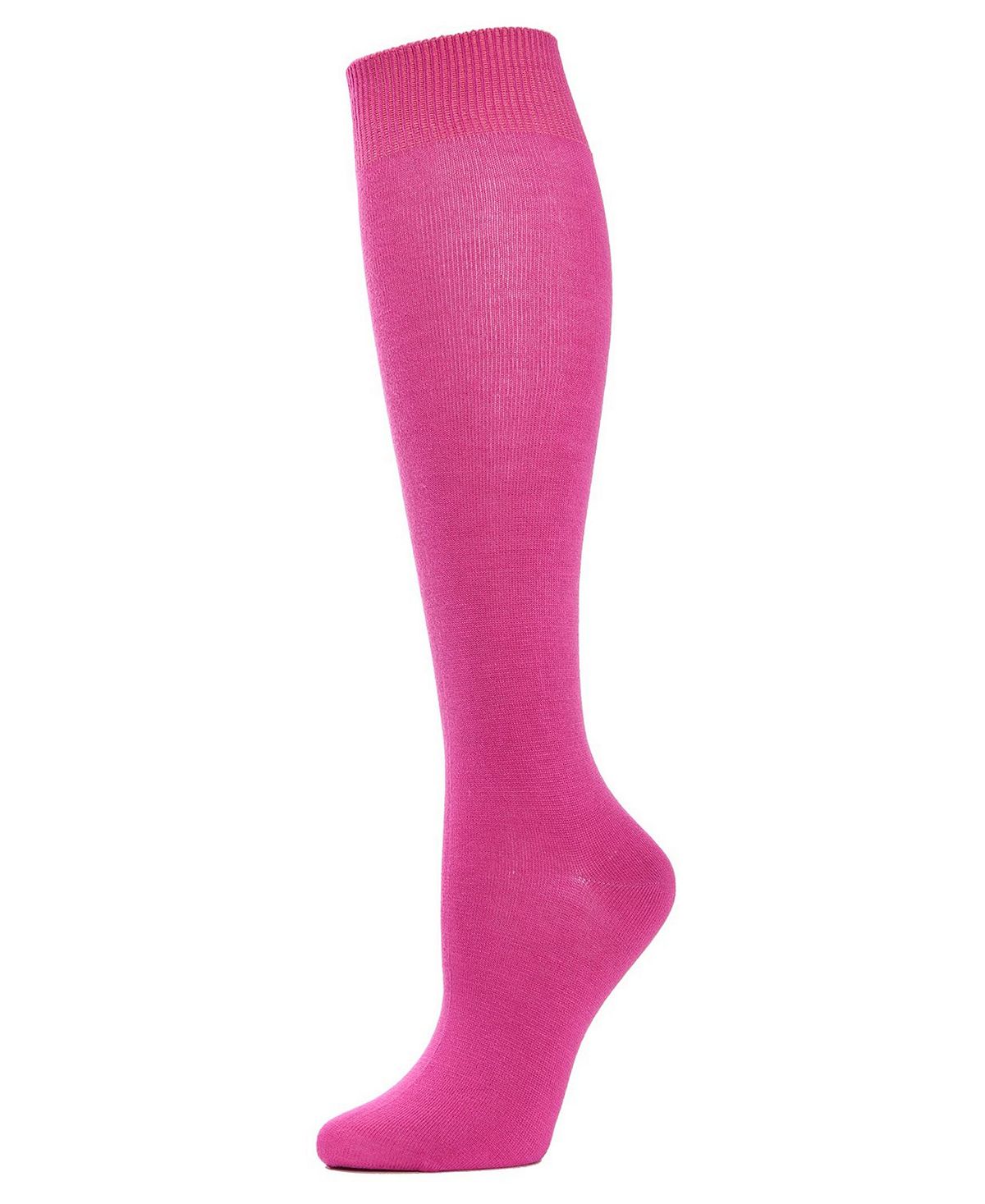 Женские трикотажные носки до колена из смеси бамбука MeMoi носки женские из бамбука 13а1 13а1 3шт 25 чёрный