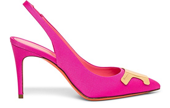 

Репсовая пятка на пятке из репсовой ткани Santoni