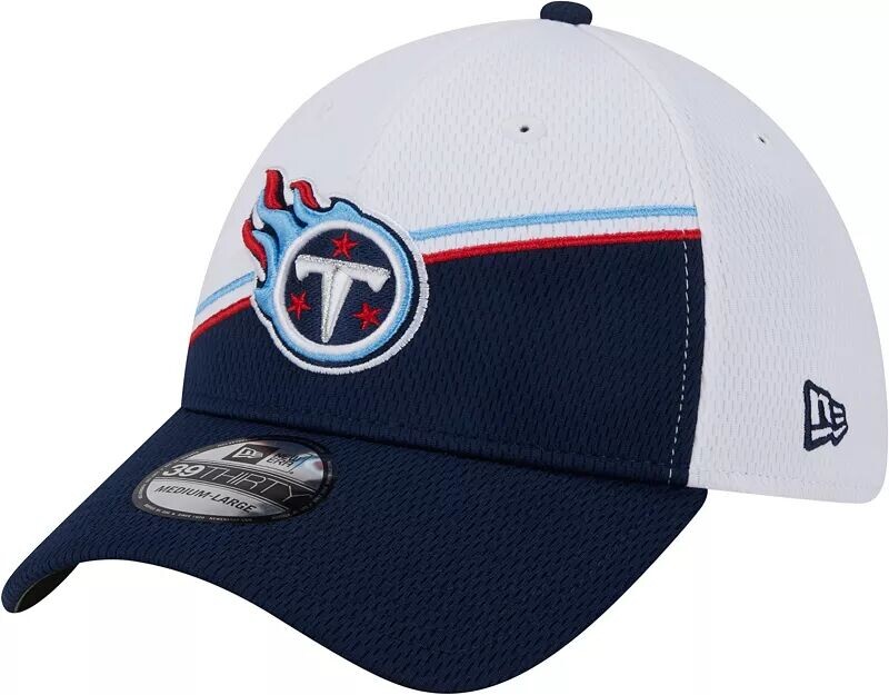 

Мужская кепка New Era Tennessee Titans 2023 Sideline Team, цвет 39Thirty, эластичная кепка