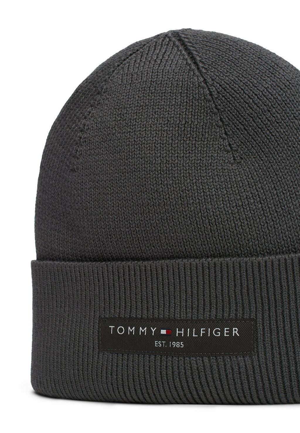 

Шапка LOGO PATCH TURN-UP Tommy Hilfiger, темно-серый