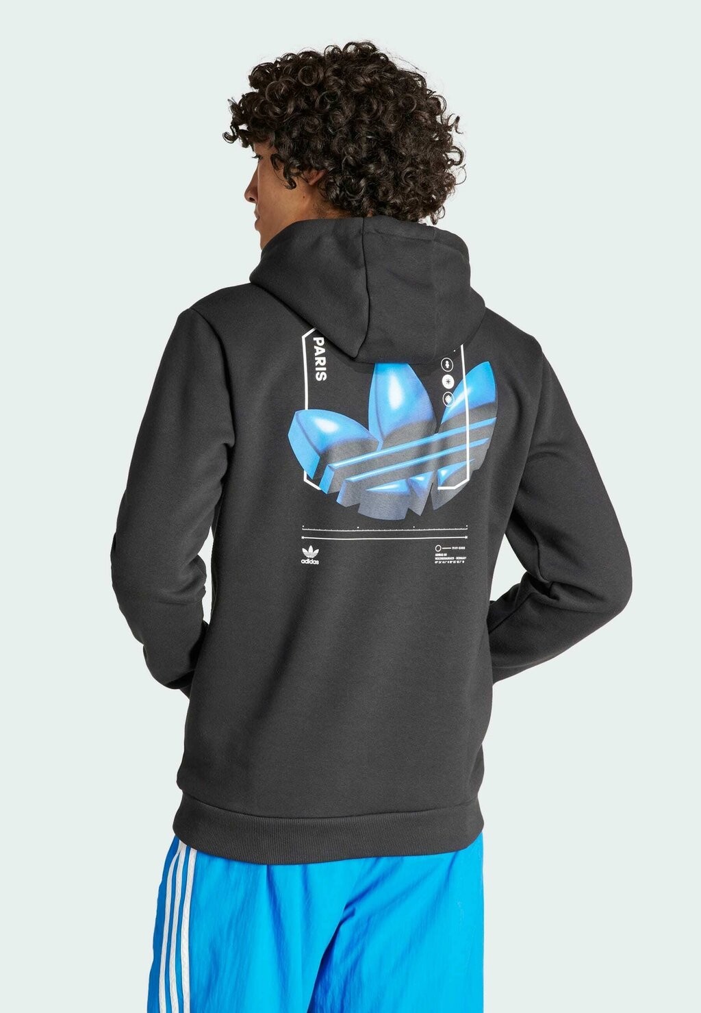 

Толстовка Paris Graphic adidas Originals, черный