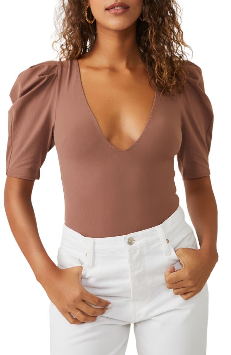 

Боди с пышными рукавами Va Va Voop FREE PEOPLE