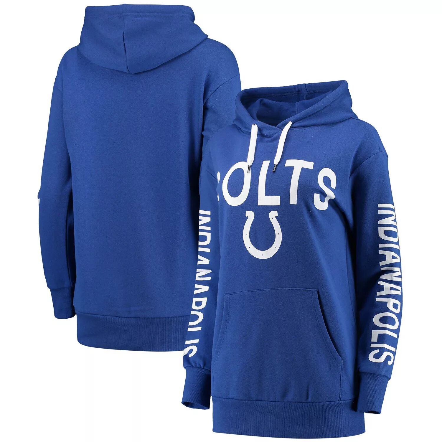 

Женский пуловер с капюшоном G-III 4Her от Carl Banks Royal Indianapolis Colts Extra Point G-III